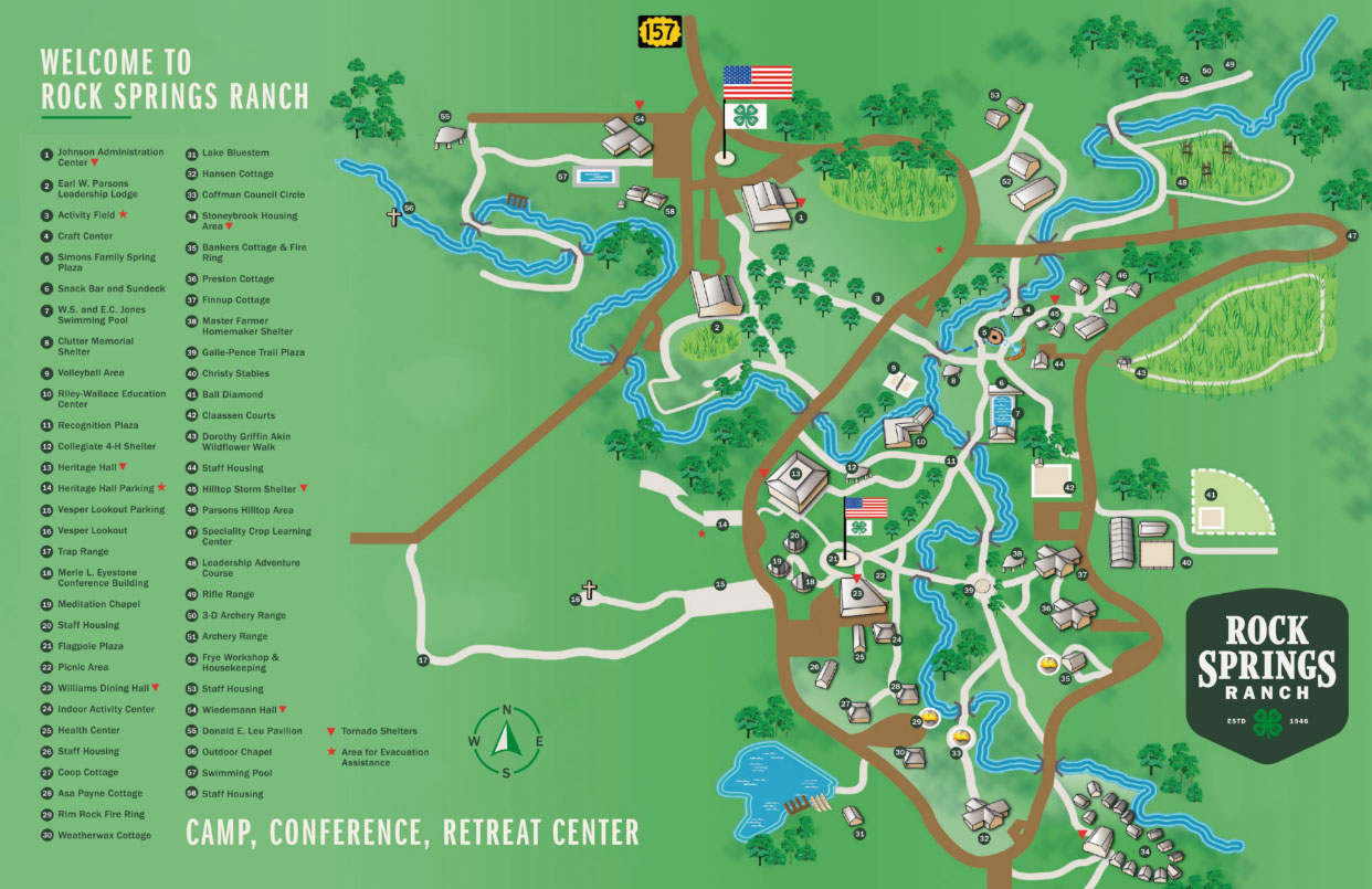 Rock Springs Ranch Map